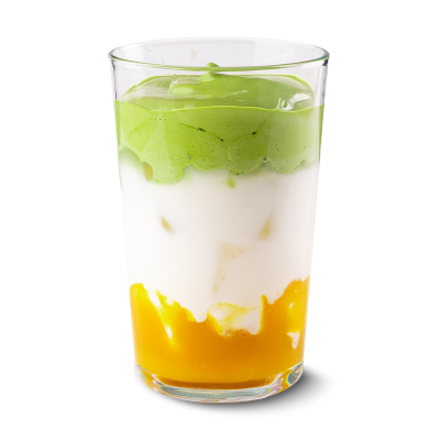Mango Matcha Iced Latte